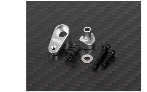RCAWD ARRMA MOJAVE Grom Adjustable 20T Buffer Servo Arm Silver - V3-ARA340203S