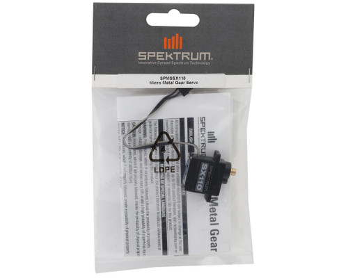 Spektrum RC Micro Metal Gear Servo SPMSSX110 High Torque Mini Waterproof Servo