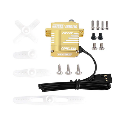 INJORA INJS11GD 11KG Waterproof High Voltage Coreless Servo 1/24 1/18 RC Crawler