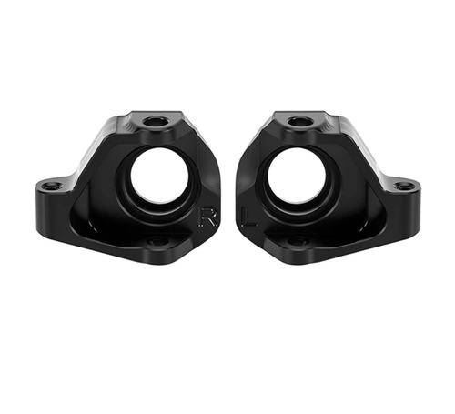 INJORA Black Brass Steering Knuckles for 1/30 Axial CNC-machined - INJSCX30-04BK