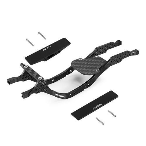 INJORA LCG Aluminum Chassis Kit W POM Rock Sliders for 1/30 SCX30 INJSCX30-18-19