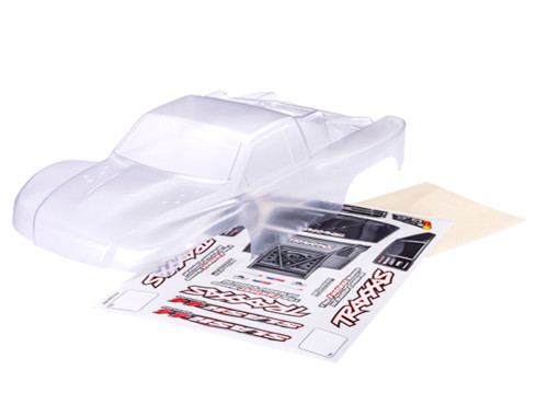 Traxxas Slash 4X4 Clear Clipless Body Shell Decals Unpainted RC Truck Part 6965