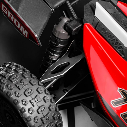 INJORA Aluminum Rear Upper Suspension Arms for Arrma Typhon Grom INJGROM-102BK