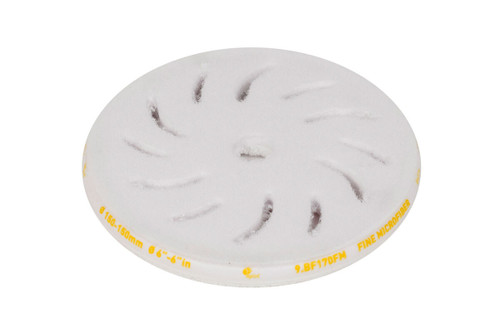 Rupes 9BF100FM Bigfoot Yellow Microfiber Buff Medium Grade Pad 100mm