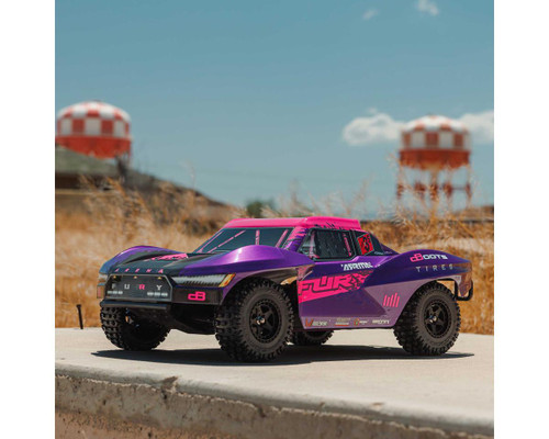 Arrma Fury 223S BLX 1/10 Brushless RTR 2WD Short Course Truck Purple (ARA3521T3)