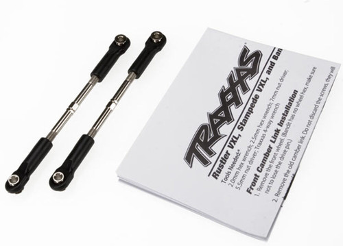 Traxxas 61mm Toe Link Turnbuckle Set of 2 Stampede VXL Bigfoot BL-2s - TRX3645
