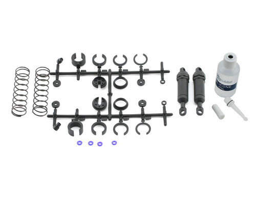 Traxxas Long Black Front Ultra Shocks with Springs 2 Slash Rustler 2WD - TRX3760