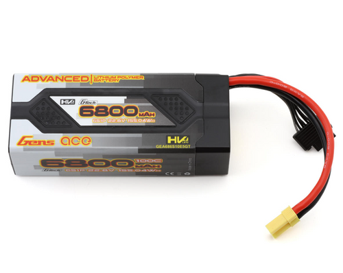 Gens ace G-tech Advanced 6800mAh 22.8 V 100C HardCase Lipo Battery GEA686S10E5GT