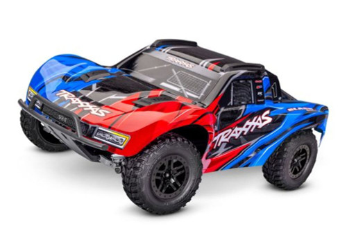 Traxxas Slash 4X4 VXL Brushless RC Truck RED 1/10 4WD RTR 68454-4-RED Extreme HD