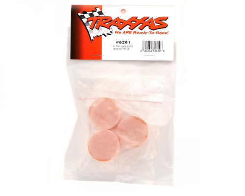 Traxxas 5261 Air Filter Foam Inserts (3) Pre-Oiled for TRX 2.5/3.3 Nitro Engines