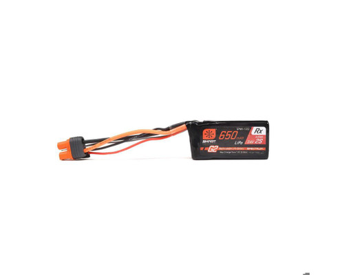 Spektrum RC 2S Smart G2 Receiver LiPo 15C Battery Pack 7.4V/650mAh (SPMX-1052)
