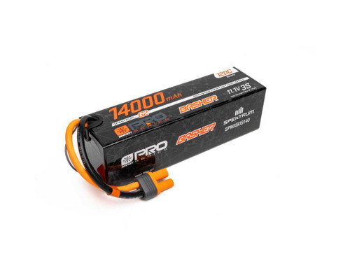 Spektrum 3S 120C Smart G2 Pro Basher LiPo Battery 11.1V/14000mAh IC5 SPMXB3S140