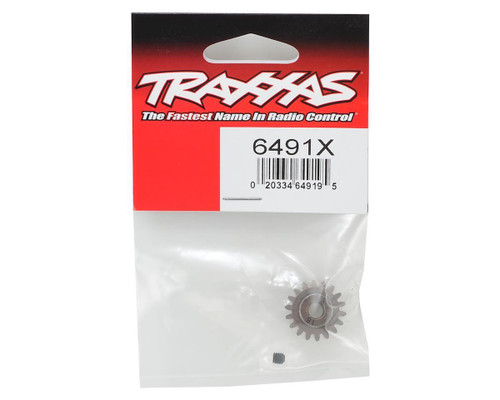 Traxxas Genuine 18-Tooth 1.0 Mod Machined Steel Pinion Gear (6491X) - 5mm Shaft