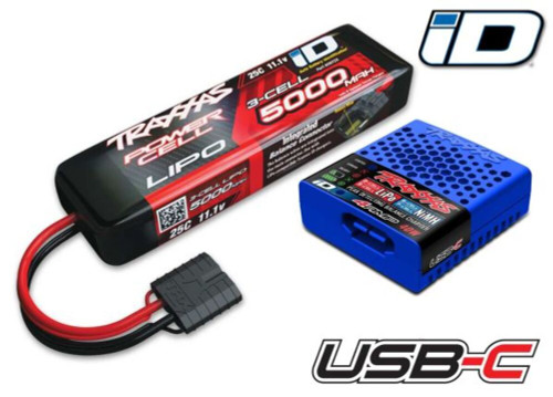 Traxxas 3s LiPo Completer w/ USB-C Charger (2985-3S)