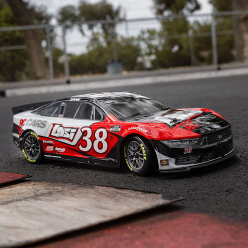 Losi 1/12 NASCAR Zane Smith No. 38 2026 Ford Mustang 2S AWD RTR Brushed On-Road