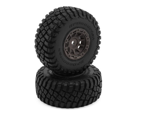Traxxas Mini Slash Bfgoodrich Mud-Terrain T/A KM3 Pre-Mounted Tires (10870-GRAY)