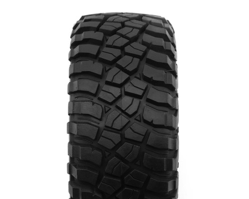 Traxxas 1.4" Black & Chrome Wheels w/ BFG Mud-Terrain Tires Set 2 (10870-STBLK)