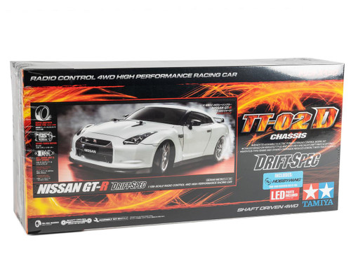 Tamiya Nissan GT-R 1/10 4WD Drift Spec Kit RC Car (TT-02D) (TAM58623-60A)