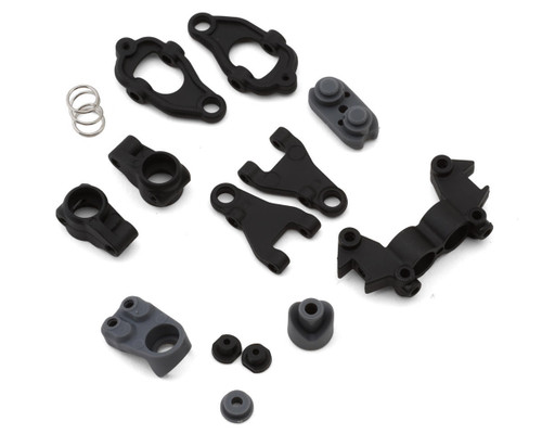 1RC Racing 1/24 Asphalt Late Model Front Suspension Plastics Set Black 1RC3404