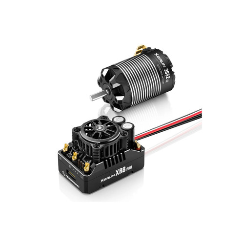Hobbywing XR8 Pro G3 1/10 2WD SCT Sensored Brushless ESC Motor Combo HWI38020437