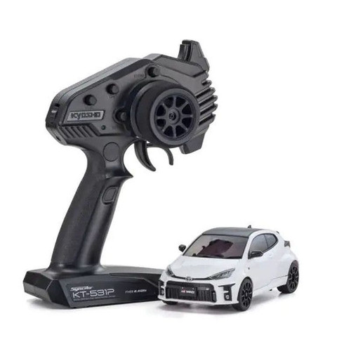 Kyosho MR-04 RWD Mini-Z ReadySet w/Toyota GR Yaris Body White KT-531P KYO32360PW