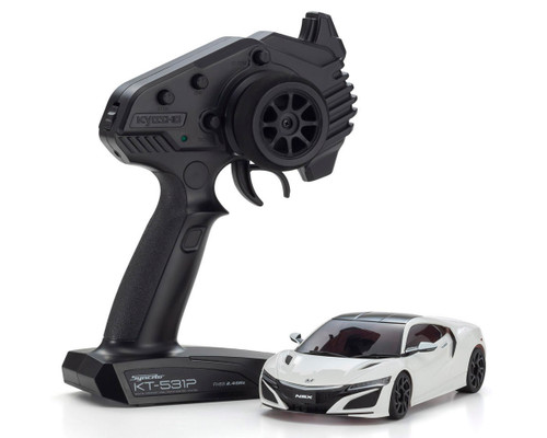 Kyosho MR-04 RWD Mini-Z Readyset w/Honda NSX 130R Body White w/KT-531P KYO32376W