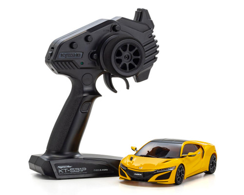Kyosho MR-04 RWD Mini-Z Readyset Honda NSX 130R Body Indy Yellow Pearl KYO32376Y