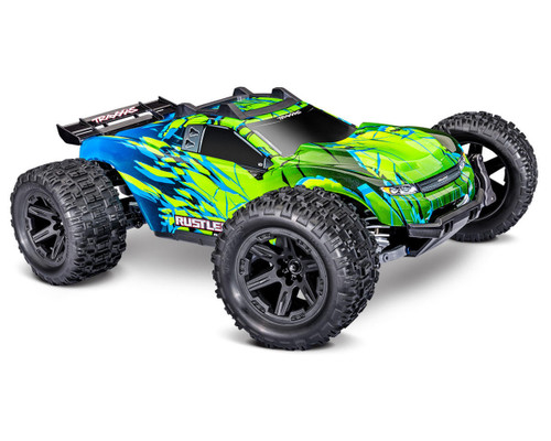 Traxxas Rustler 4x4 VX3 1/10 RTR 4WD Brushless Stadium Truck Green TRX67464-4GRN