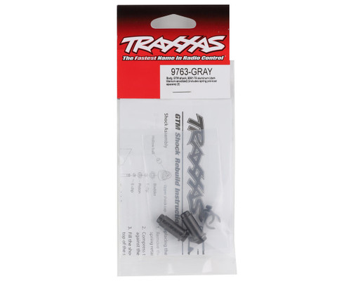 Traxxas TRX-4M GTM Aluminum Shock Bodies Dark Titanium Set of 2 Upgrade TRX9763