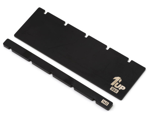 1UP Racing Losi NASCAR Blacked Out Battery Weight Set 50g 1UP10706 Brass Weights