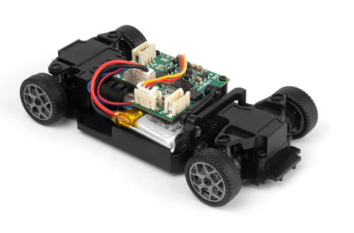 BlackZon Myte D 1/43 4WD Drift Car RTR Gray Metallic BZN548101 Micro RC Drifter