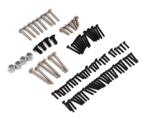 Hot Racing Steel Screw Hardware Set 100pc HRASXTY14SS Axial SCX24 Micro Crawler