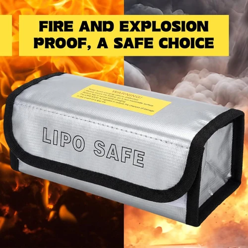 Aliceset Lipo Battery Bag Lithium Battery Storage Fireaproof Bag Pouches