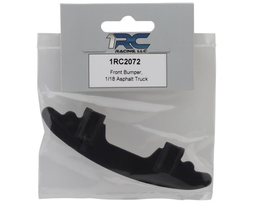 1RC Racing 1/18 Asphalt Truck Front Bumper 1RC2072 Replacement Part Late Model