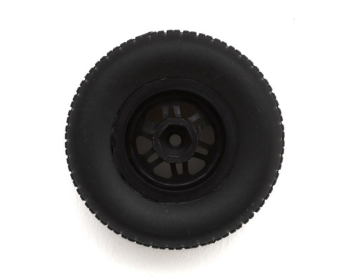 1RC Racing Pre-Mounted 1/18 Late Model Hoosier Tires Black 4 F/R Soft (1RC5541)