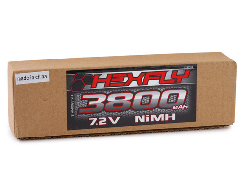 Redcat Racing Hexfly 6S 7.2V 3800mAh NiMH Battery Banana Connector (HX-3800MH-B)