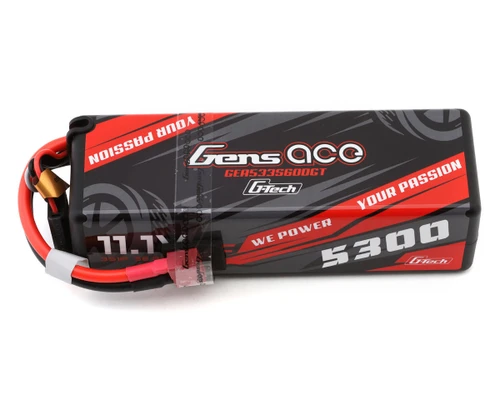 Gens Ace G-Tech Smart 3S LiPo Battery 60C (11.1V/5300mAh) w/T-Style GEA533S60DGT