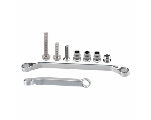 Hot Racing Aluminum Steering Links Set Silver For Axial SCX24 SCX30 HRASXTY4908