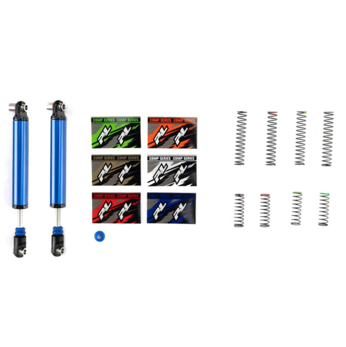 Proline Pro-Comp Front/Rear 97mm Scaler Shocks Blue 1/10 Rock Crawlers PRO641001