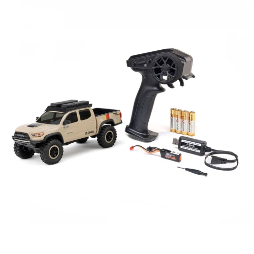 Axial 1/30 SCX30 Toyota Tacoma TRD Pro Overland Edition 4X4 RTR Brushed Rock Crawler (Battery & Charger Included) Tan AXI-3289T2