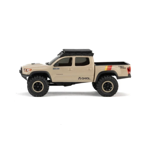 Axial 1/30 SCX30 Toyota Tacoma TRD Pro Overland Edition 4X4 RTR Brushed Rock Crawler (Battery & Charger Included) Tan AXI-3289T2