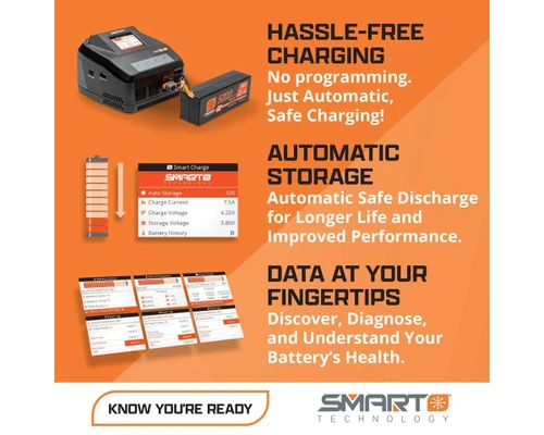 Spektrum RC 3S Smart G2 30C LiPo Battery 11.1V/4000mAh IC5 Connector SPMX-1088
