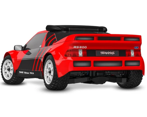 Traxxas Mini Rally Ford RS200 4x4 VXL Brushless 1/16 RTR AWD Car TRX108046-1-RED