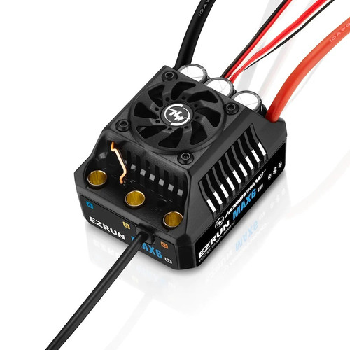 Hobbywing EZRun MAX6 G2 1/6 Waterproof Sensored Brushless ESC Black HWI30105100