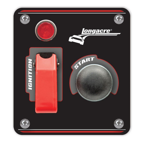 Longacre 44863 Flip-up Start / Ignition panel W/ Pilot Light High Capacity 40amp