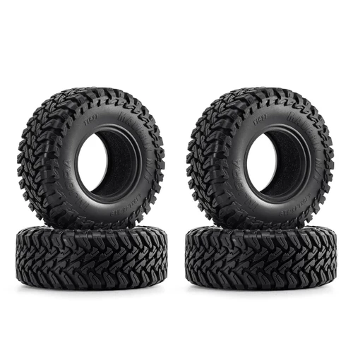 INJORA MAVERIX M/T 1.9" S5 Crawler Tires (4.19" OD) (T1927) Black Set 4 Rubber
