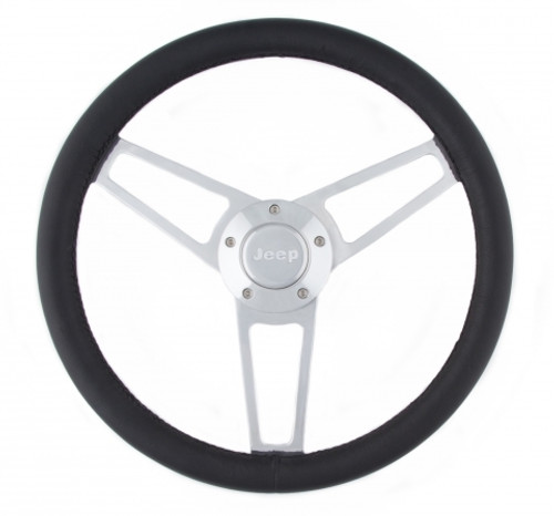 Grant Billet Series 14-3/4" Leather Wrapped Jeep Steering Wheel