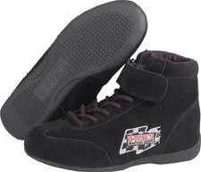 G-FORCE G-Force Gf235 Racegrip Mid-Top Shoe Black Size 4 