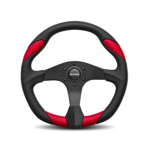 Momo Automotive Accessories 350Mm Red Airleather Quark Steering Wheel