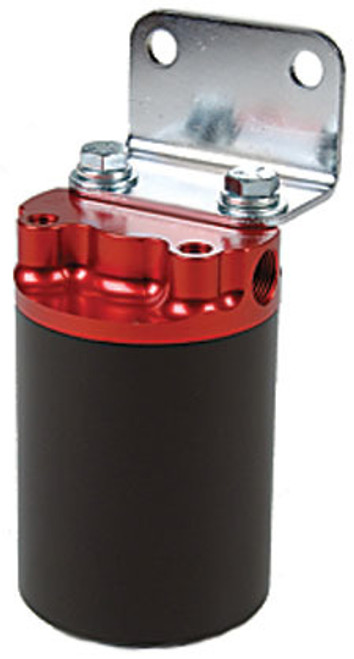 Aeromotive 100 Micron Red/Black Canister Fuel Filter